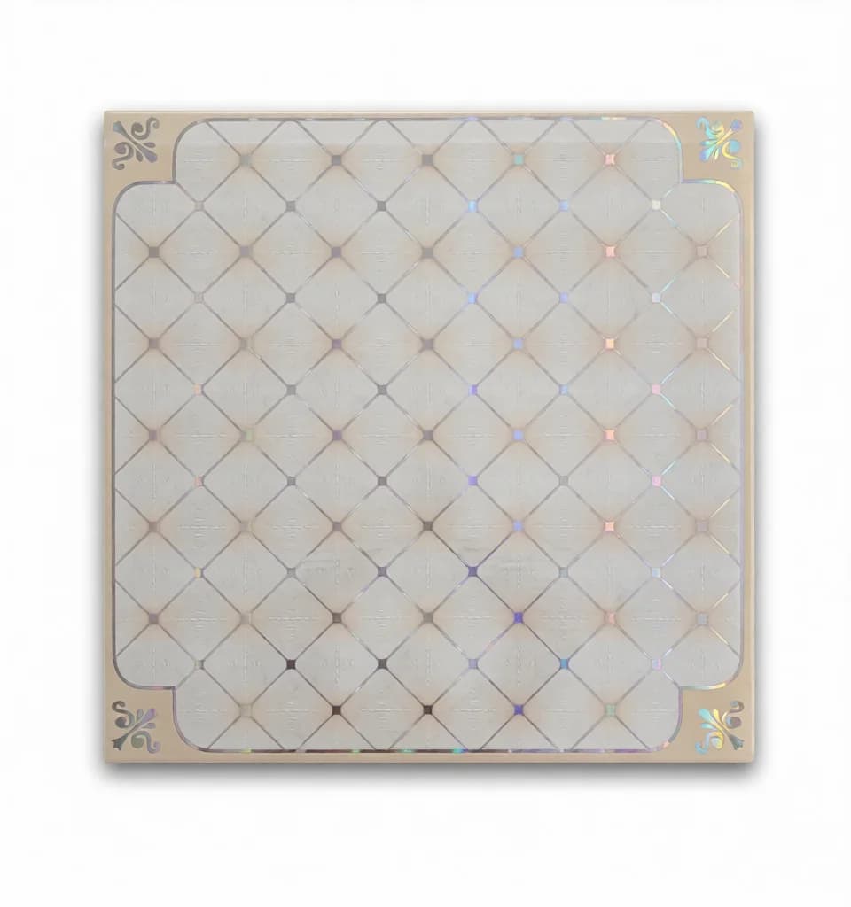 60x60 PVC Deckenplatte — Wabenmuster