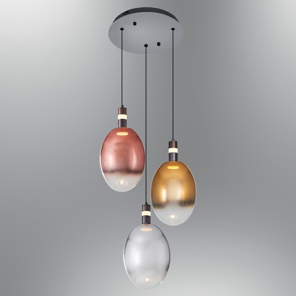 Glas LED Kronleuchter 40x120 cm (20w)