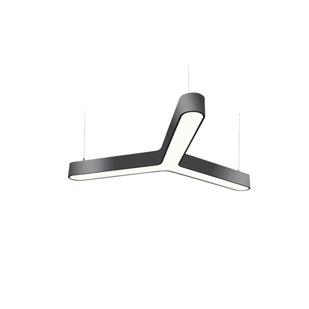 30W 3000K أبيض دافئ 30X30CM ديكوري خطي LED ثريا