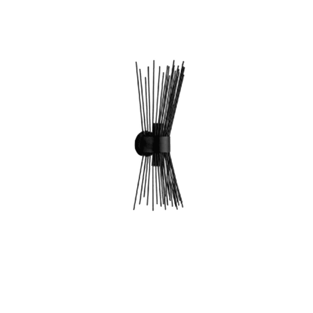 Decorativo Aplique de Pared (Negro)