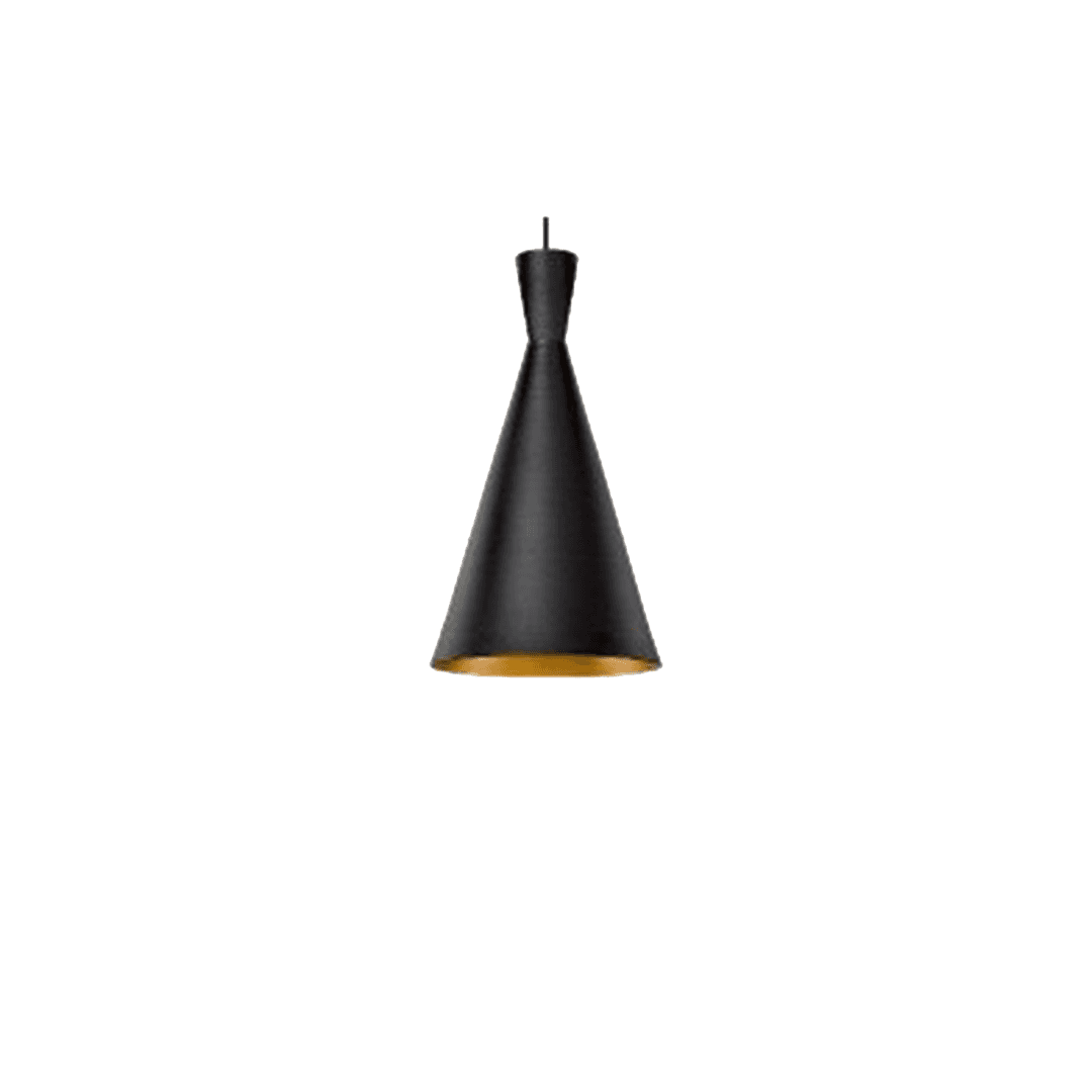 Dekorativ Pendelleuchte Leuchte (Schwarz+Gelb+20 cm) Kronleuchter