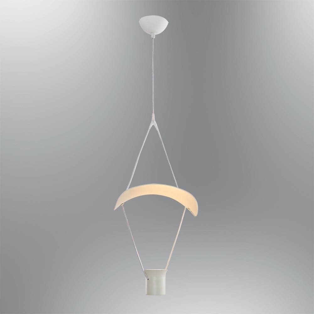 Weiß Metall Fallschirm Pendelleuchte-A Pendelleuchte Kronleuchter 16 cm
