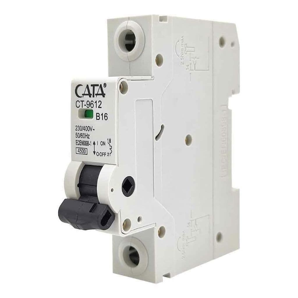 1x16A 4,5kA Автоматический Выключатель Тип B (CT-9612)