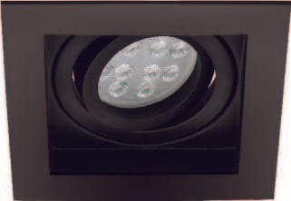 GU10 mit Fassung Schwarz Beweglich Strahler (JH639S)