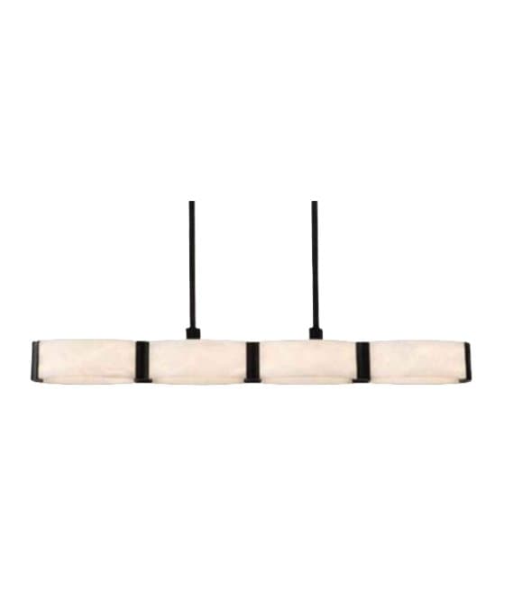 Schwarz Weiß Aluminium Linear Pendelleuchte Kronleuchter 120 cm