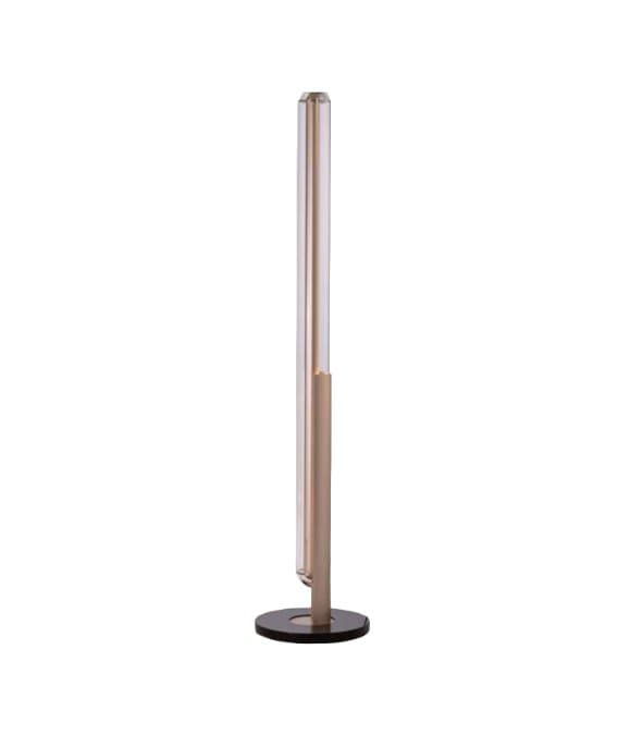 Negro Marrón Aluminio Vidrio Lámpara de Pie Ø28 cm