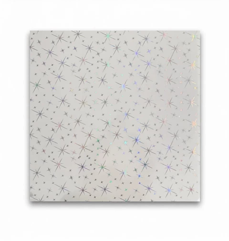 60x60 PVC Suspended Ceiling Panel — Star Pattern