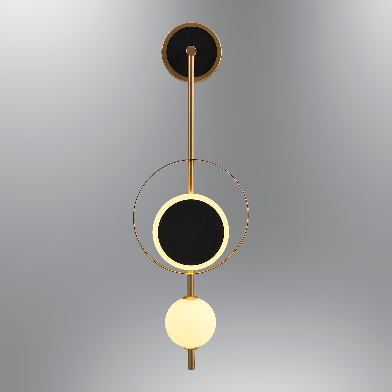 Antik Acryl LED Wandleuchte 23x69 cm
