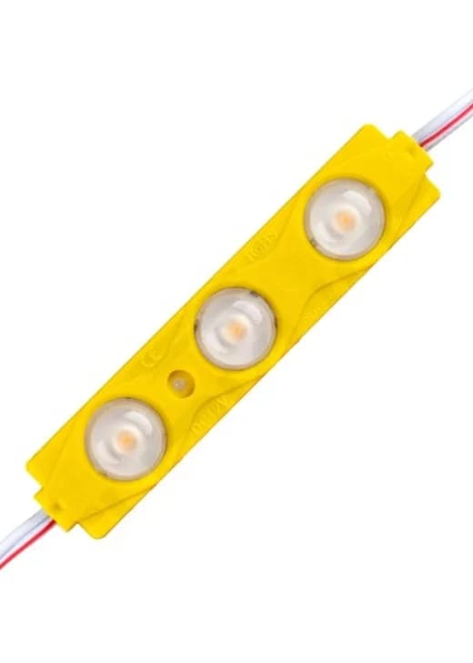 12 Volt Amber 1,5 Watt 3 Piece Large Lens 2835 Advertiser Module (10