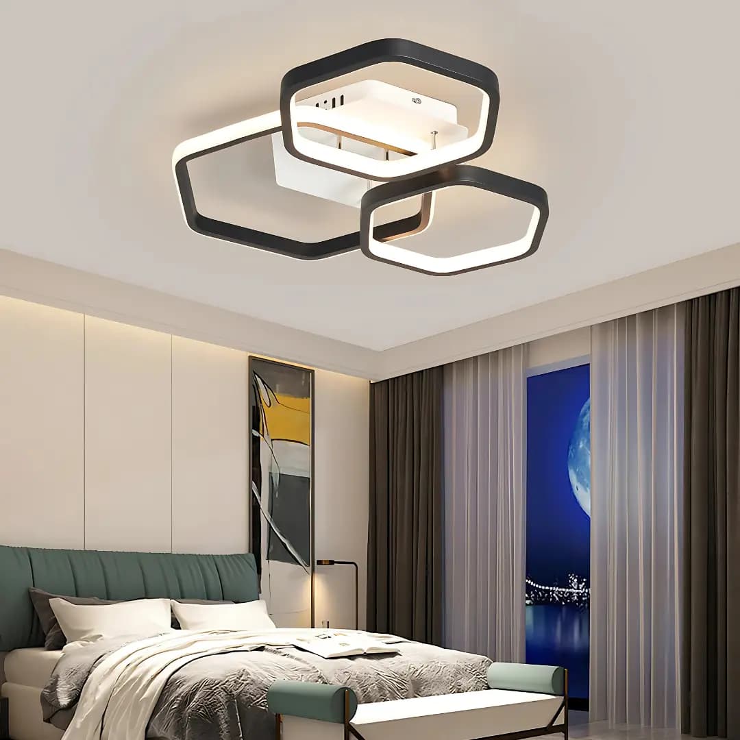 3 voies Alize 3 Couleurs LED Plafonnier Lustre