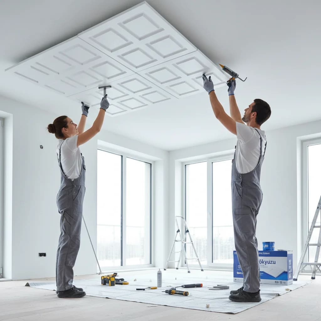 Styrofoam Ceiling Tiles: What They Are and How to Install Them?