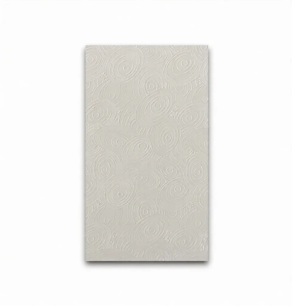 30x60 Vinil Alçı Asma Tavan Karosu — Elips Deseni