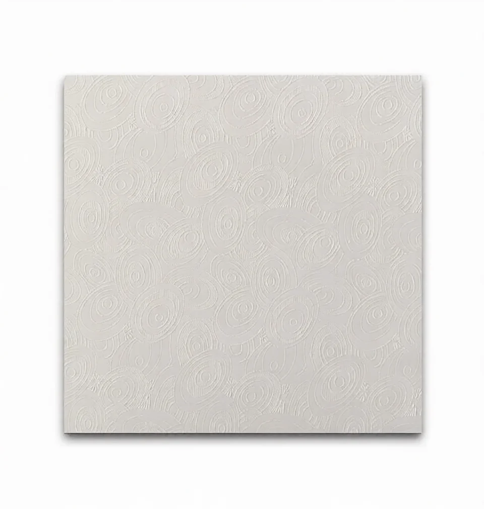 60x60 PVC Asma Tavan Karosu — Elips Deseni