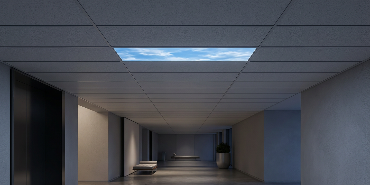 30x120 LED Gökyüzü Panel — T24 Asma Tavana Uygun, Sıva Altı