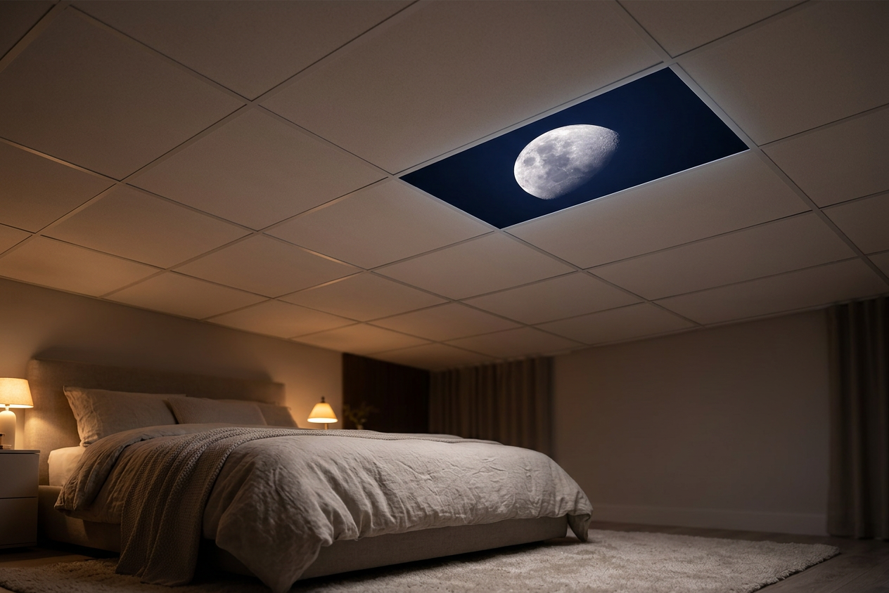 30x60 LED Gökyüzü Panel — T24 Asma Tavana Uygun, Sıva Altı