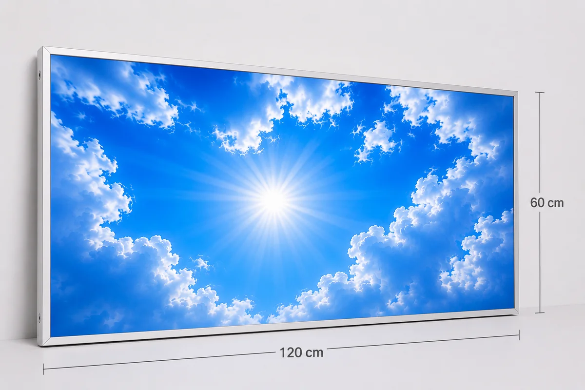 60x120 LED Gökyüzü Panel — T24 Asma Tavana Uygun, Sıva Altı