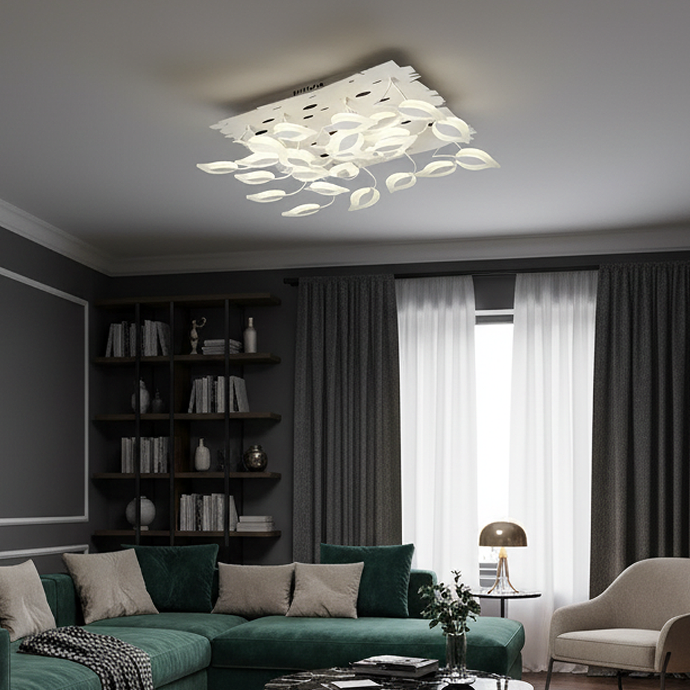 Beyaz Akrilik LED Plafonyer 80x20 cm — görsel 6