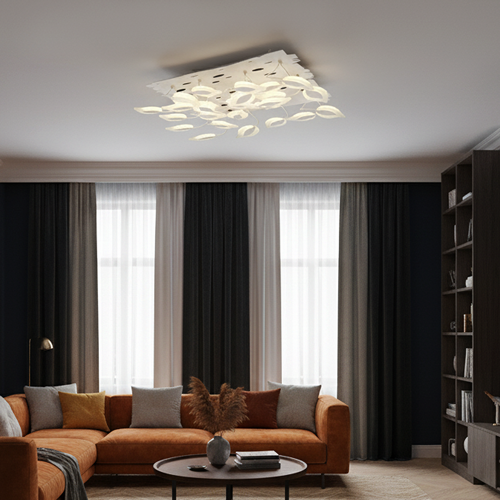 Beyaz Akrilik LED Plafonyer 80x20 cm — görsel 7