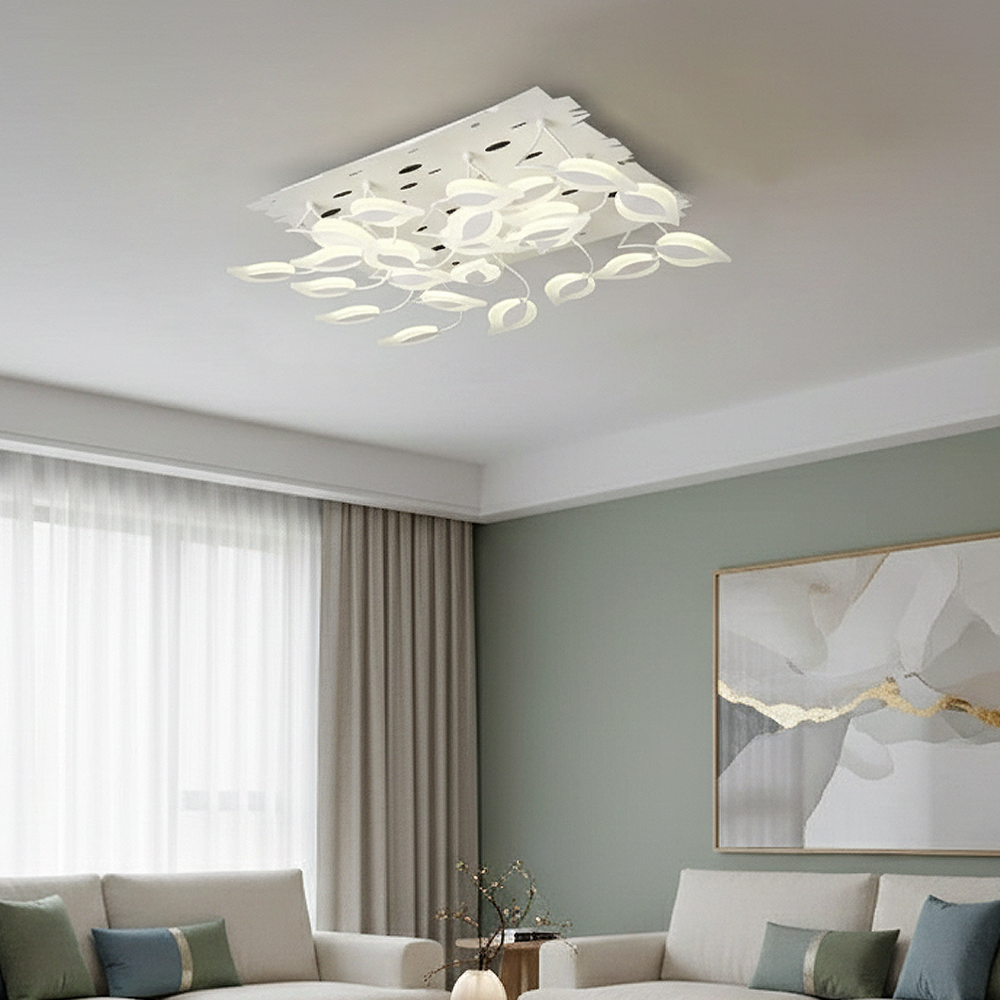 Beyaz Akrilik LED Plafonyer 80x20 cm — görsel 8