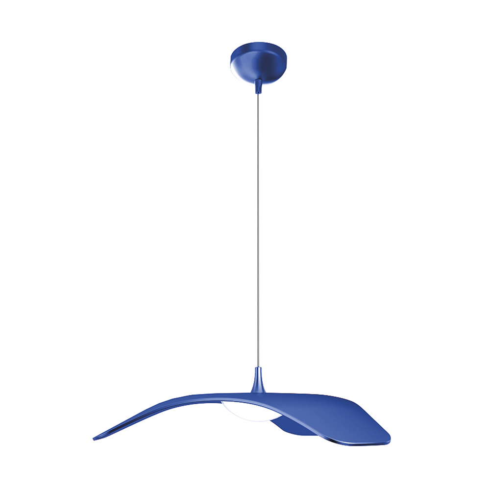 Mavi-Kırmızı Akrilik LED Avize 34x120 cm — görsel 7