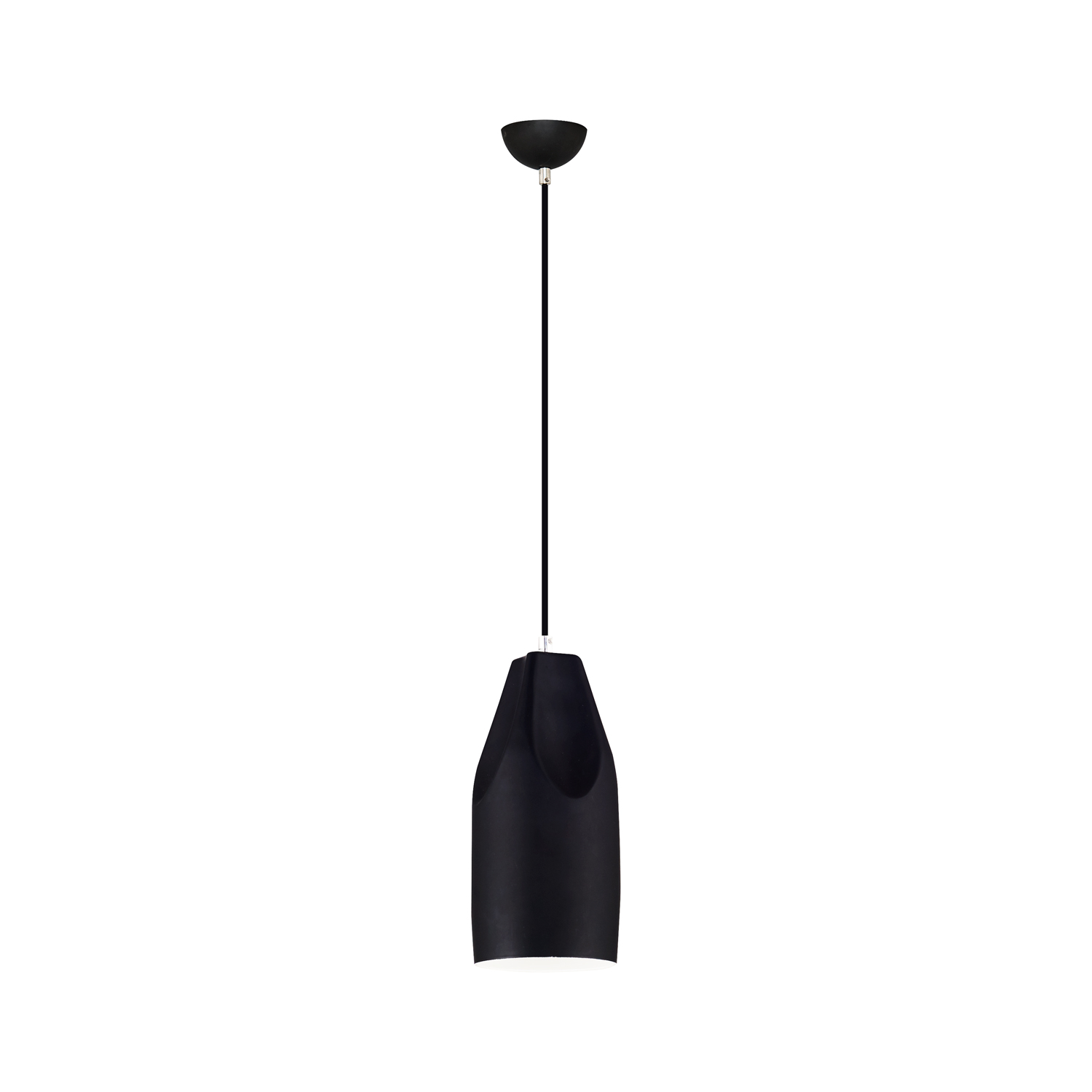 1 Kollu Beyaz-Sarı Metal Avize 12x120 cm — görsel 8