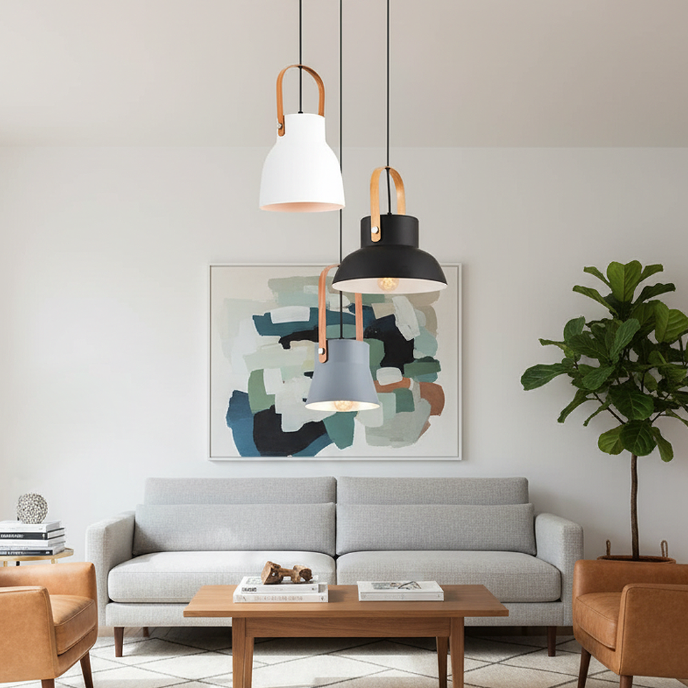 3 Kollu Metal Avize 40x120 cm — görsel 8