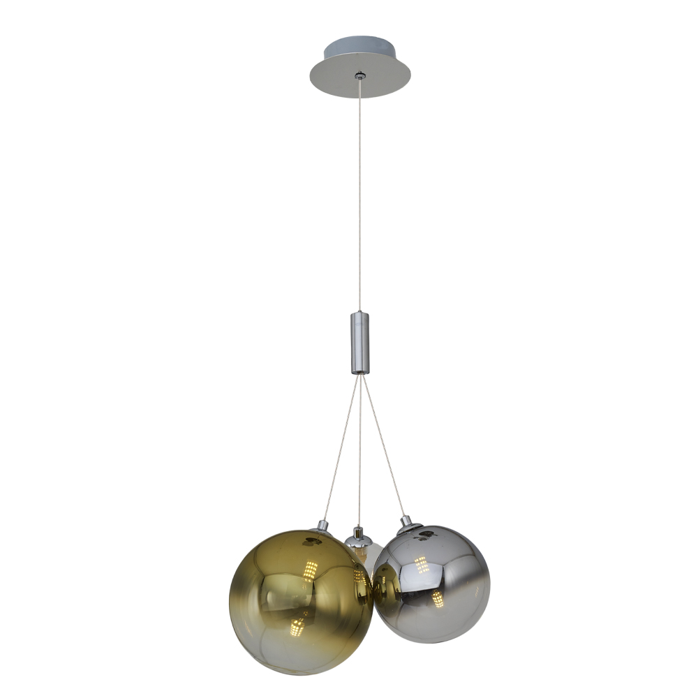 3 Kollu Cam Avize 30x120 cm — görsel 4