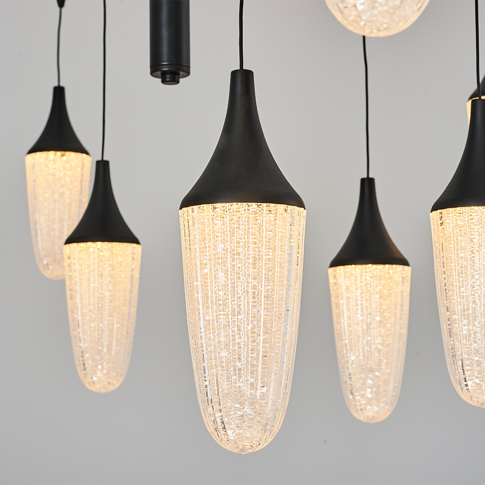 Akrilik LED Avize 100x78 cm — görsel 2