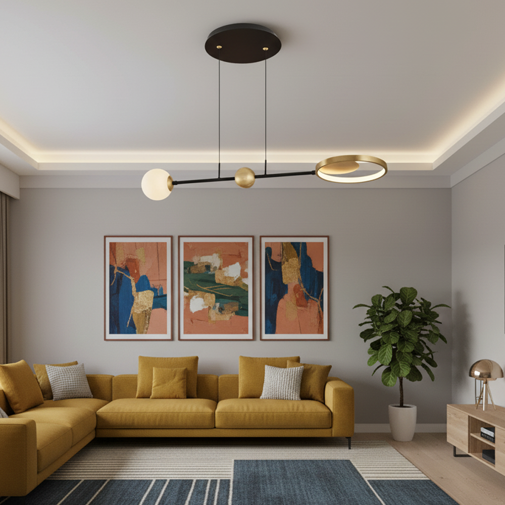 Opal Cam LED Avize 82x120 cm (23WATT) — görsel 4