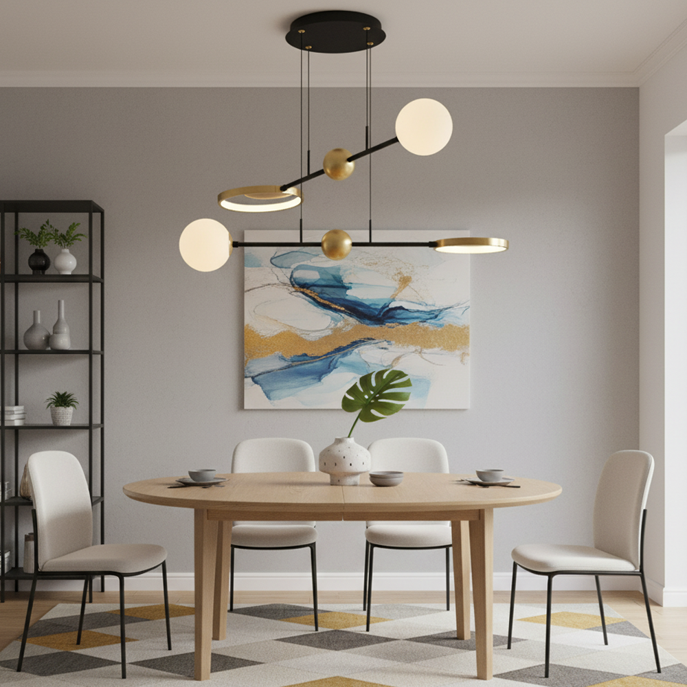 Opal Cam LED Avize 82x120 cm (43WATT) — görsel 7