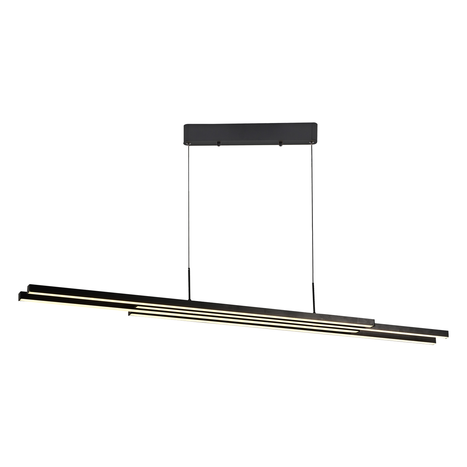 Sarı-Siyah Akrilik LED Avize 130x120 cm — görsel 2