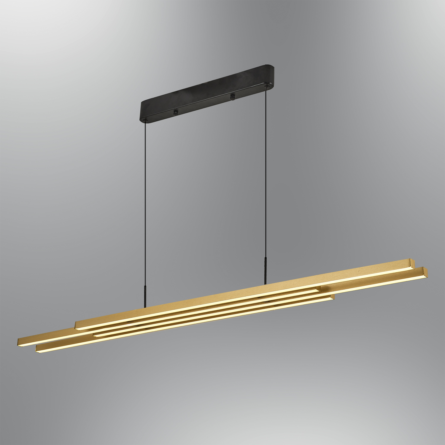 Sarı-Siyah Akrilik LED Avize 130x120 cm — görsel 4