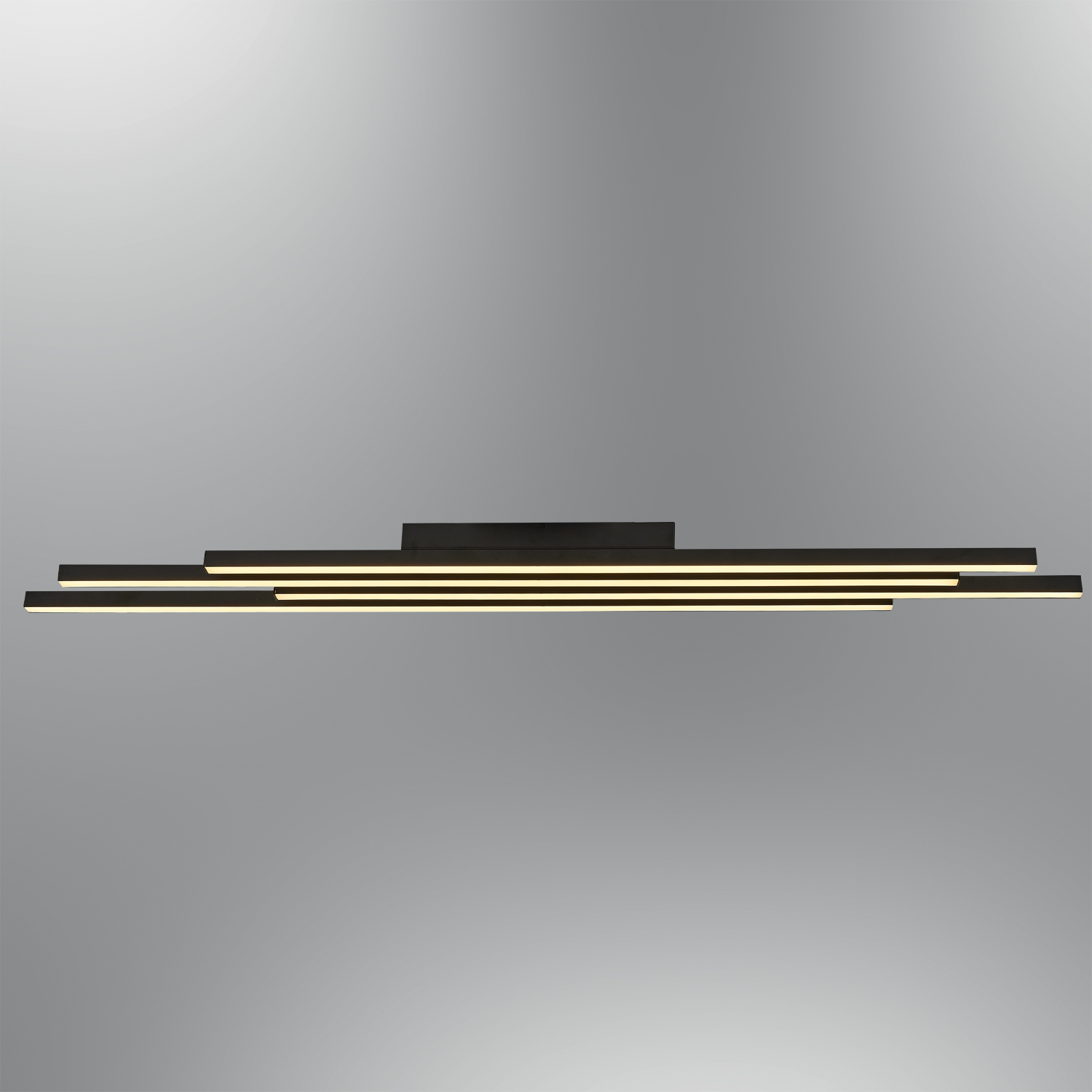 Sarı-Siyah Akrilik LED Plafonyer 120x14 cm Sarı-Siyah Akrilik LED Plafonyer 120x14 cm