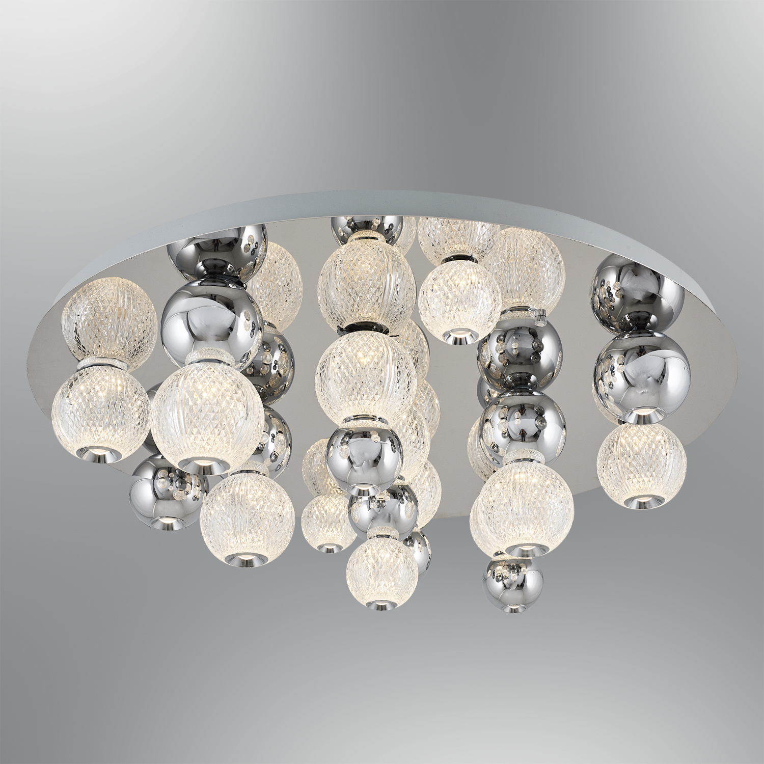 Krom-Sarı Akrilik LED Plafonyer 80x28 cm Krom-Sarı Akrilik LED Plafonyer 80x28 cm