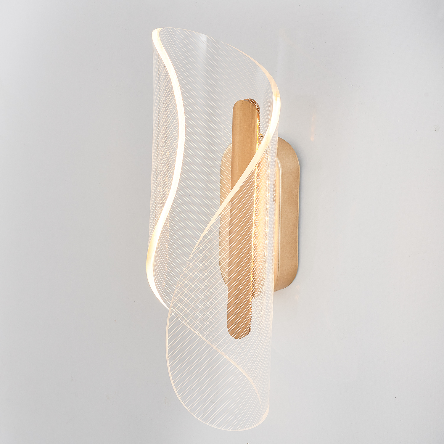 Akrilik LED Aplik 10x32 cm — görsel 3
