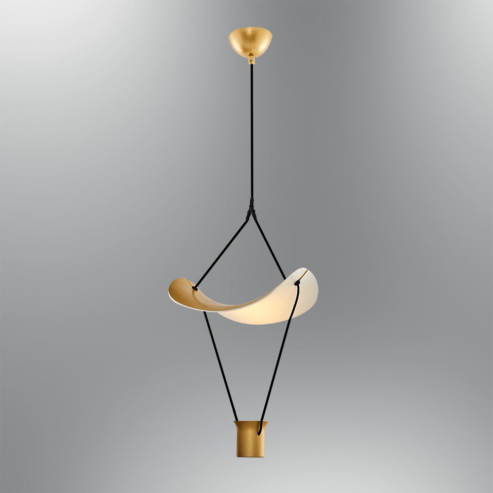 أبيض-أصفر أكريليك LED ثريا 25x120 cm (أبيض / أصفر) Beyaz-Sarı Akrilik LED Avize 25x120 cm (Beyaz / Sarı)