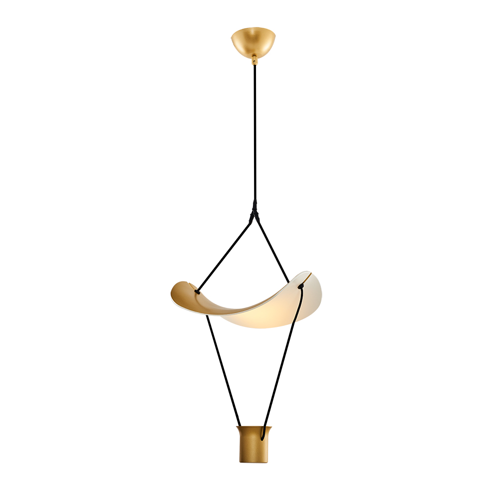 Beyaz-Sarı Akrilik LED Avize 25x120 cm (Beyaz / Sarı) — görsel 3