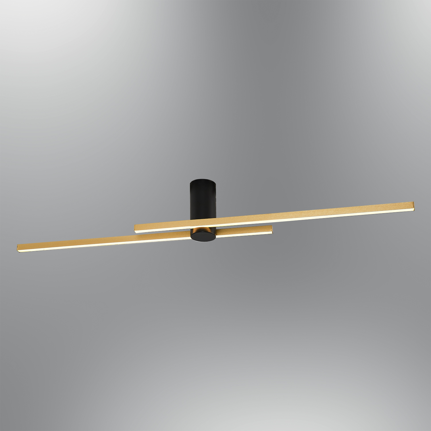 Sarı-Siyah Akrilik LED Plafonyer 120x18 cm (32w) — görsel 6