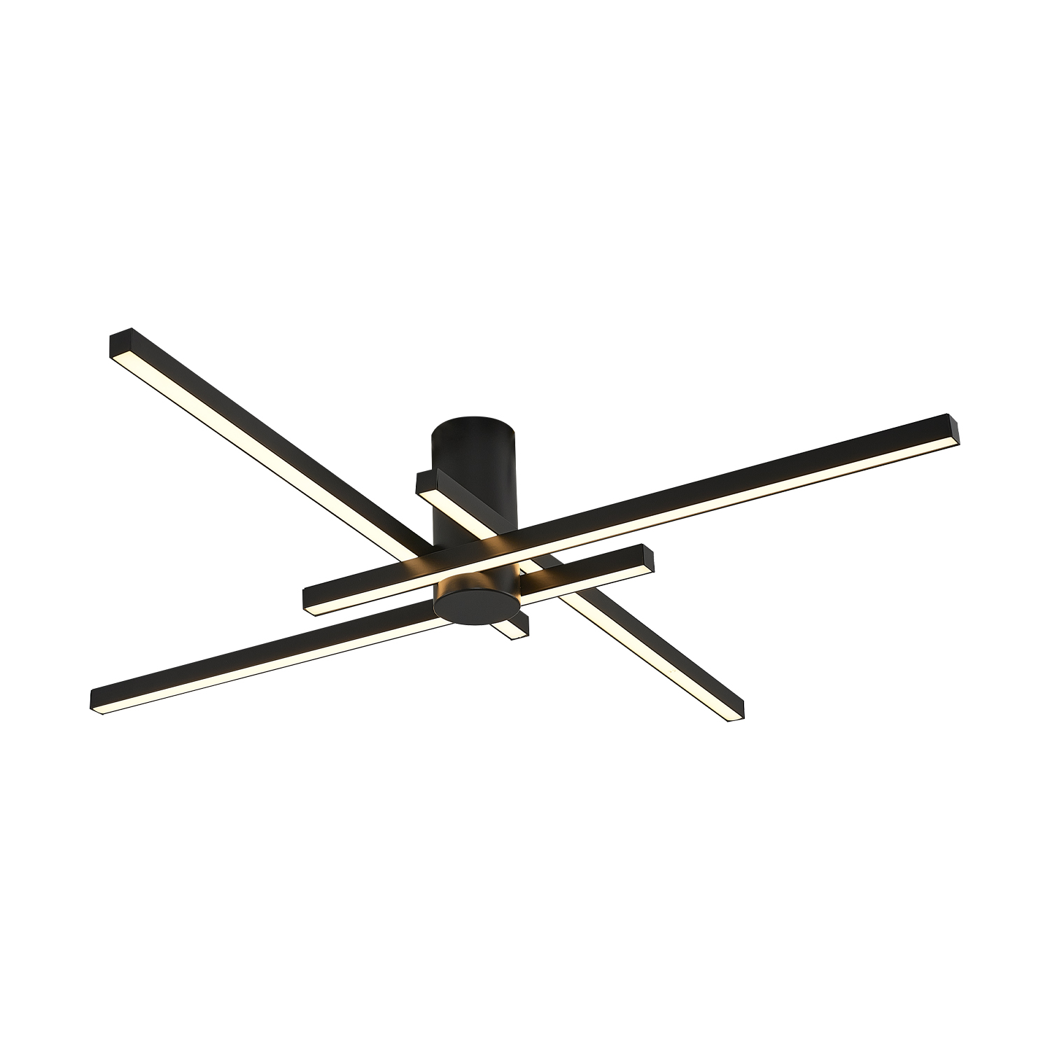 Sarı-Siyah Akrilik LED Plafonyer 90x18 cm — görsel 4