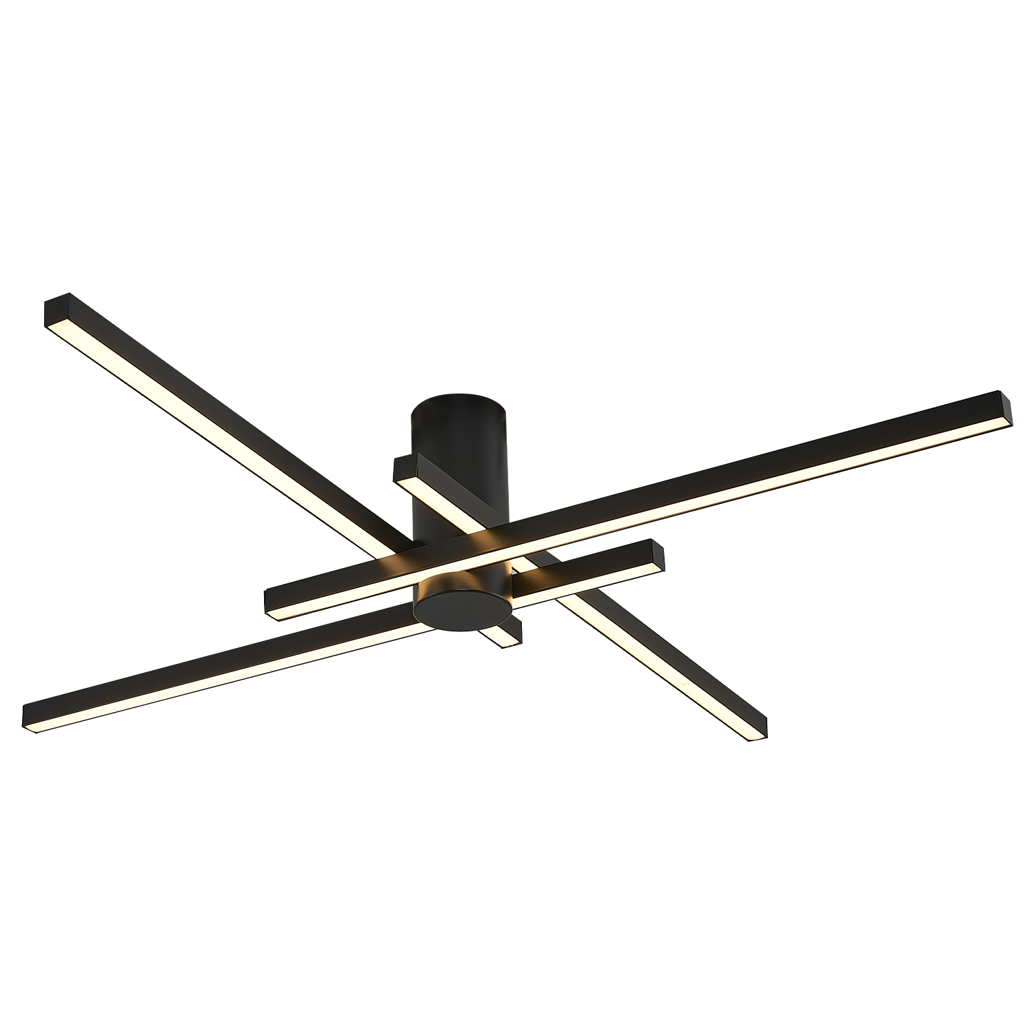 Sarı-Siyah Akrilik LED Plafonyer 120x18 cm (64w) — görsel 5
