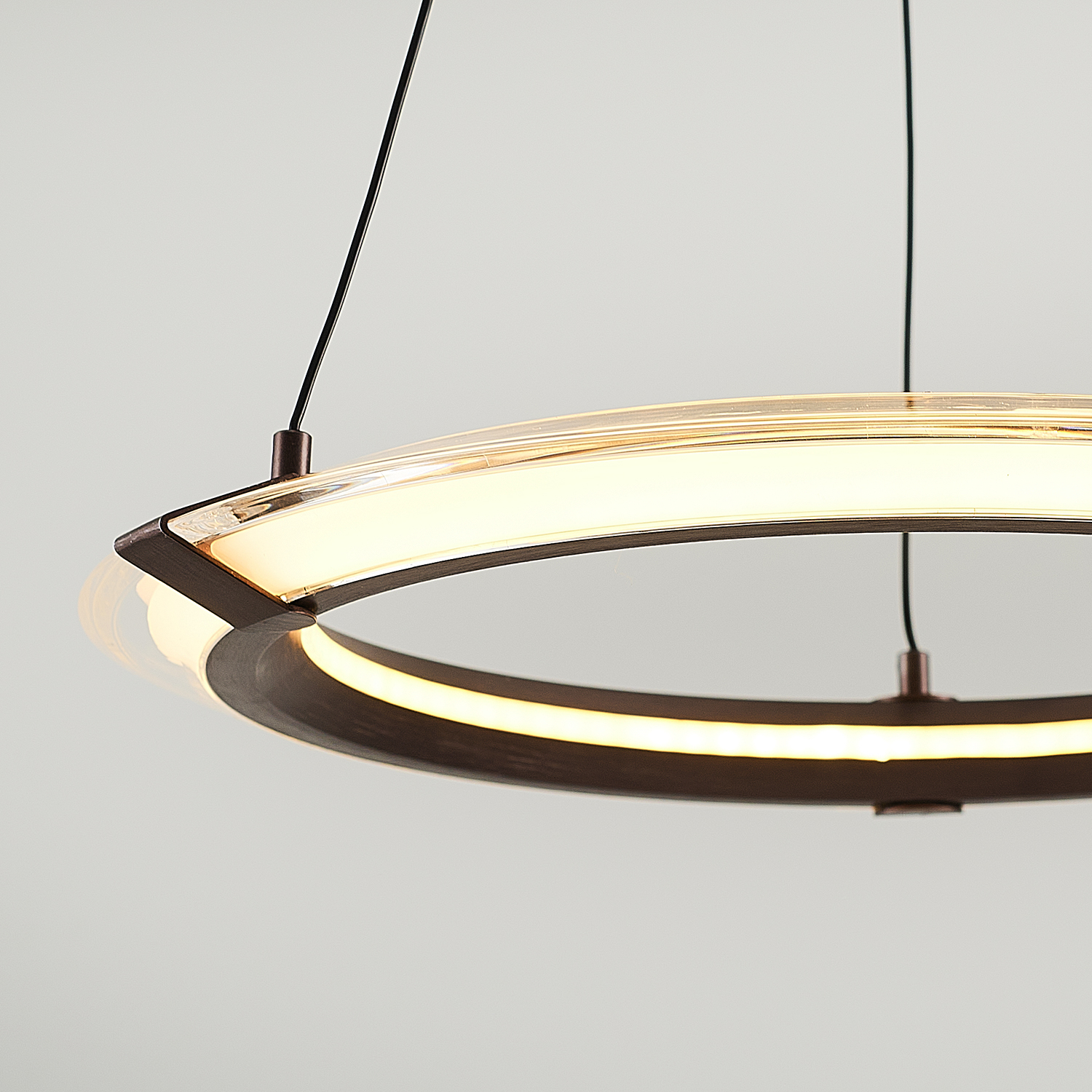 Sarı-Kahve Akrilik LED Avize 40x120 cm (35w) — görsel 4
