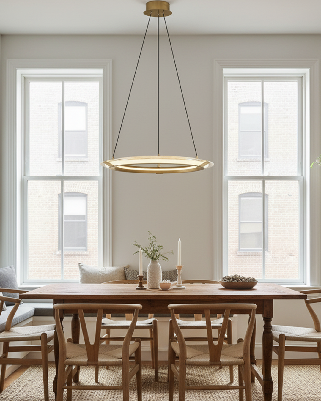Sarı-Kahve Akrilik LED Avize 40x120 cm (35w) — görsel 8