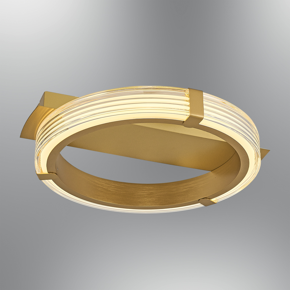 Sarı-Kahve Akrilik LED Plafonyer 45x9 cm Sarı-Kahve Akrilik LED Plafonyer 45x9 cm