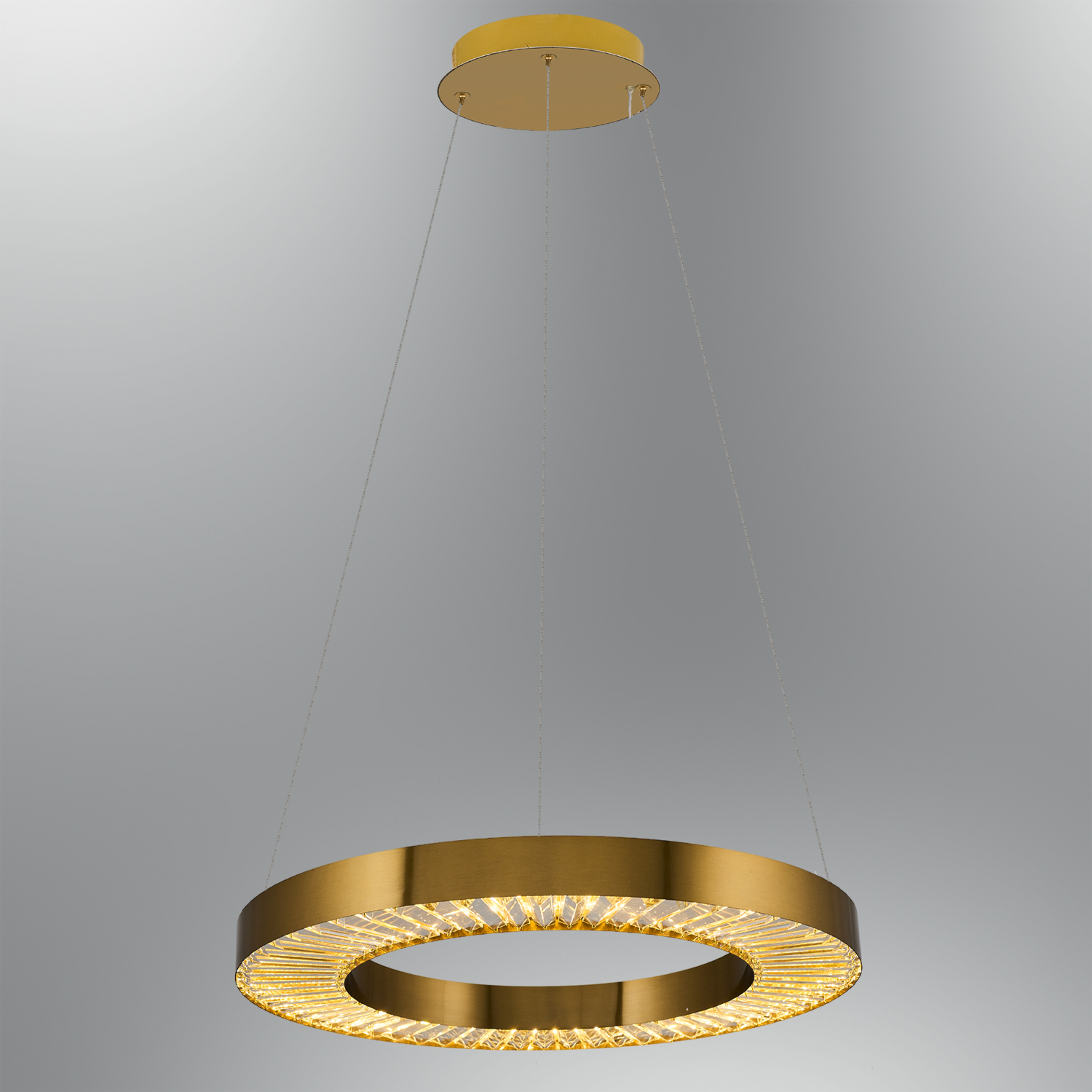 Antique-Platinum Glass LED Chandelier 60x120 cm Eskitme-Platin Cam LED Avize 60x120 cm
