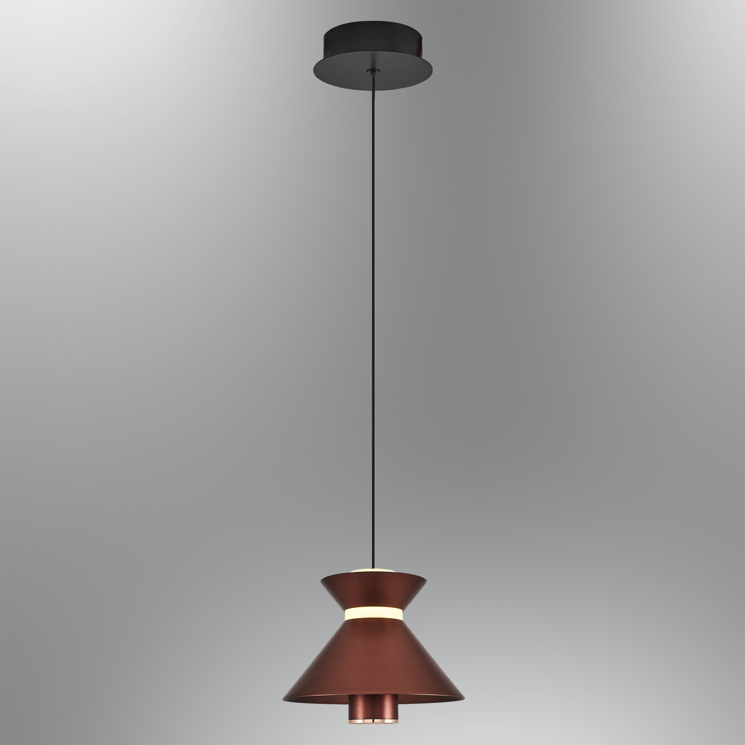 Beyaz-Kahve Akrilik LED Avize 18x120 cm Beyaz-Kahve Akrilik LED Avize 18x120 cm