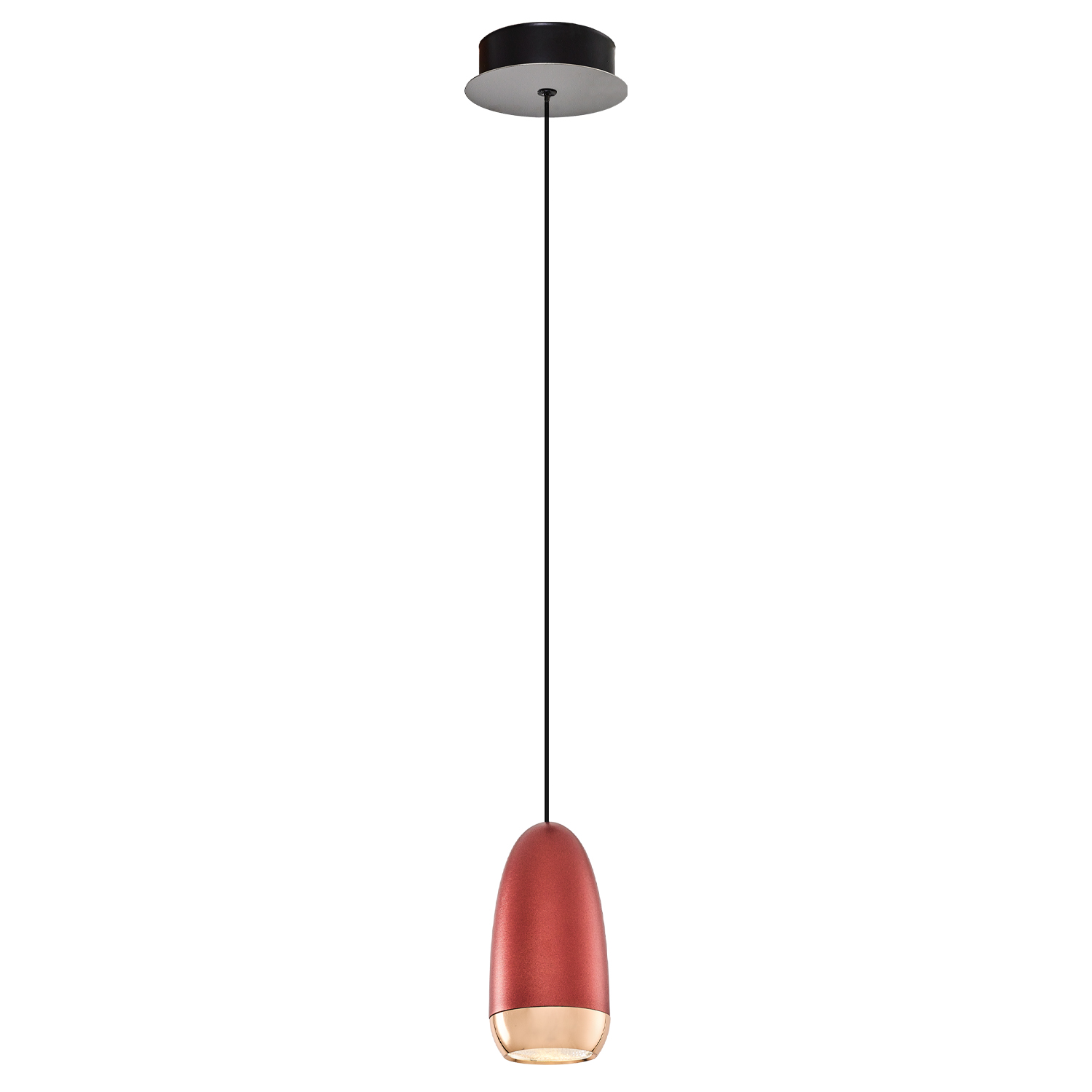 Kahve-Gri Akrilik LED Avize 6x120 cm — görsel 2