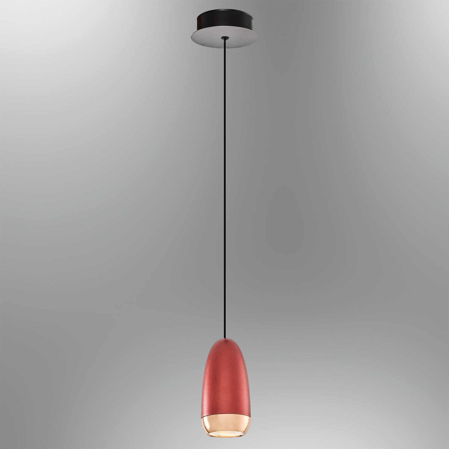 Kahve-Gri Akrilik LED Avize 6x120 cm — görsel 5