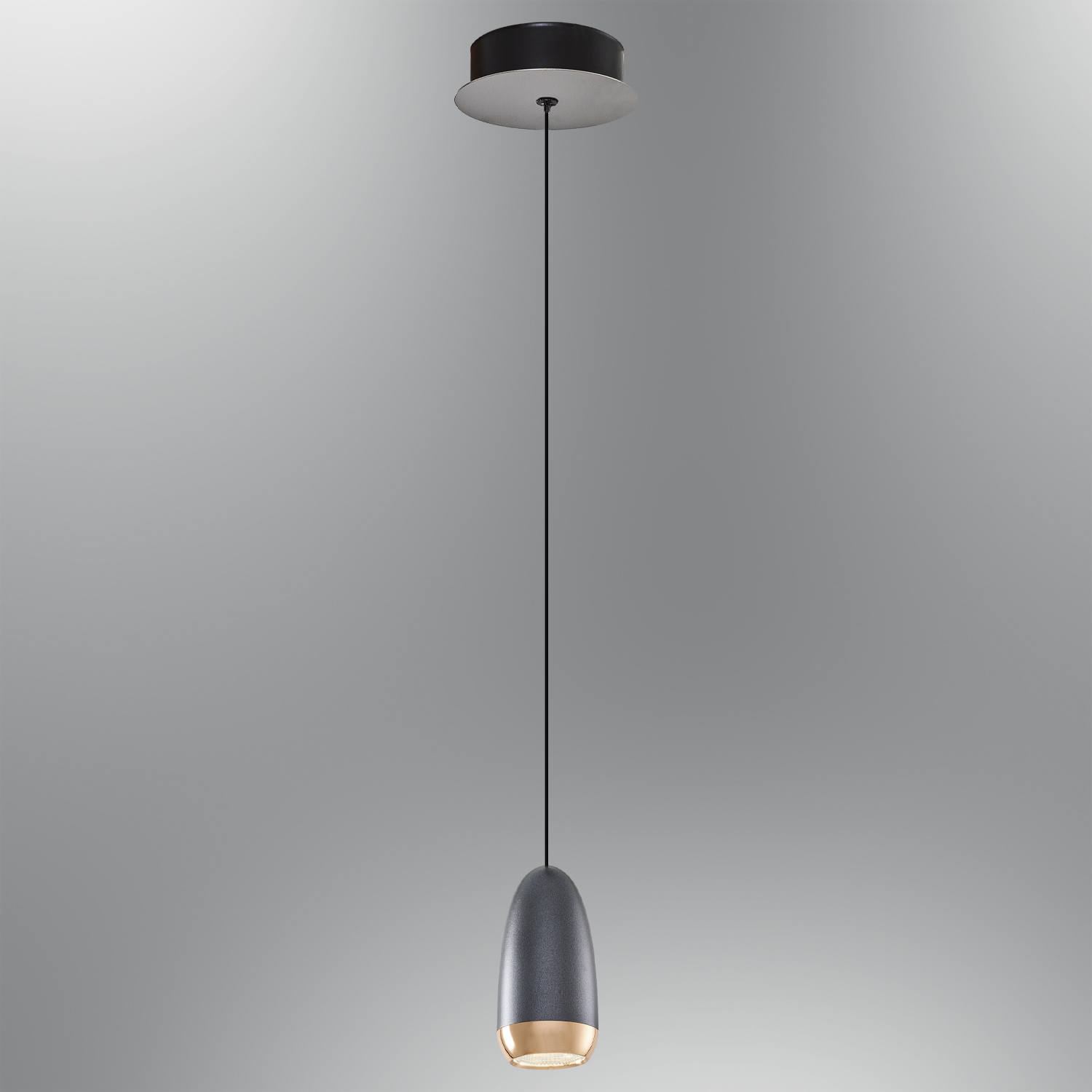 Kahve-Gri Akrilik LED Avize 6x120 cm — görsel 6