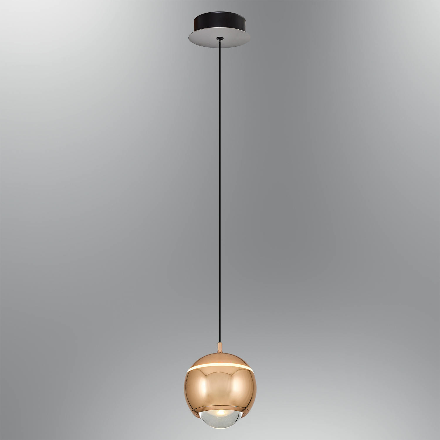 Beyaz-Sarı Akrilik LED Avize 9x120 cm — görsel 3