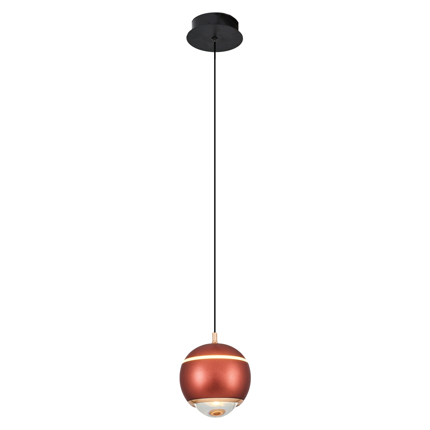 Beyaz-Sarı Akrilik LED Avize 9x120 cm — görsel 6